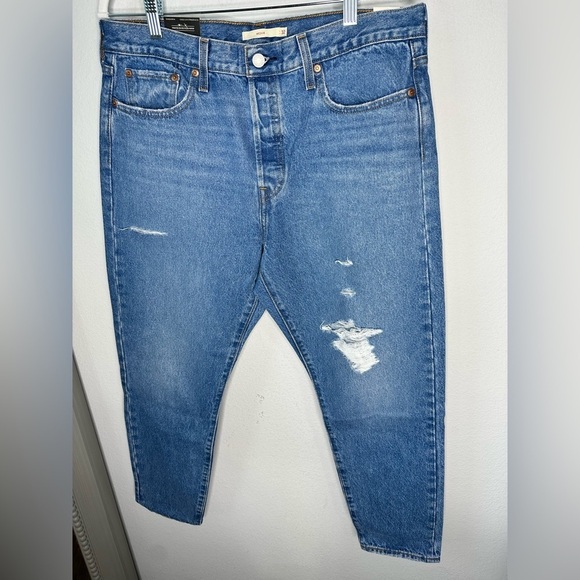 NWT Levi’s Premium Wedgie Button Fly Jeans Size 32 - Picture 1 of 5